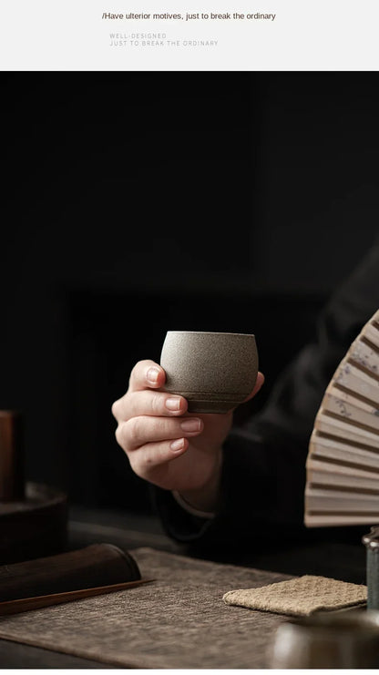 Handgemalte Keramik Teeschale – Traditionelle Asiatische Matcha Schale für Teezeremonie