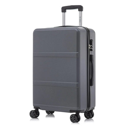 Hartschalen Koffer Schwarz 16 20 24 28 Zoll – Leichtes Reisekoffer Set mit TSA Schloss & 360 Rollen