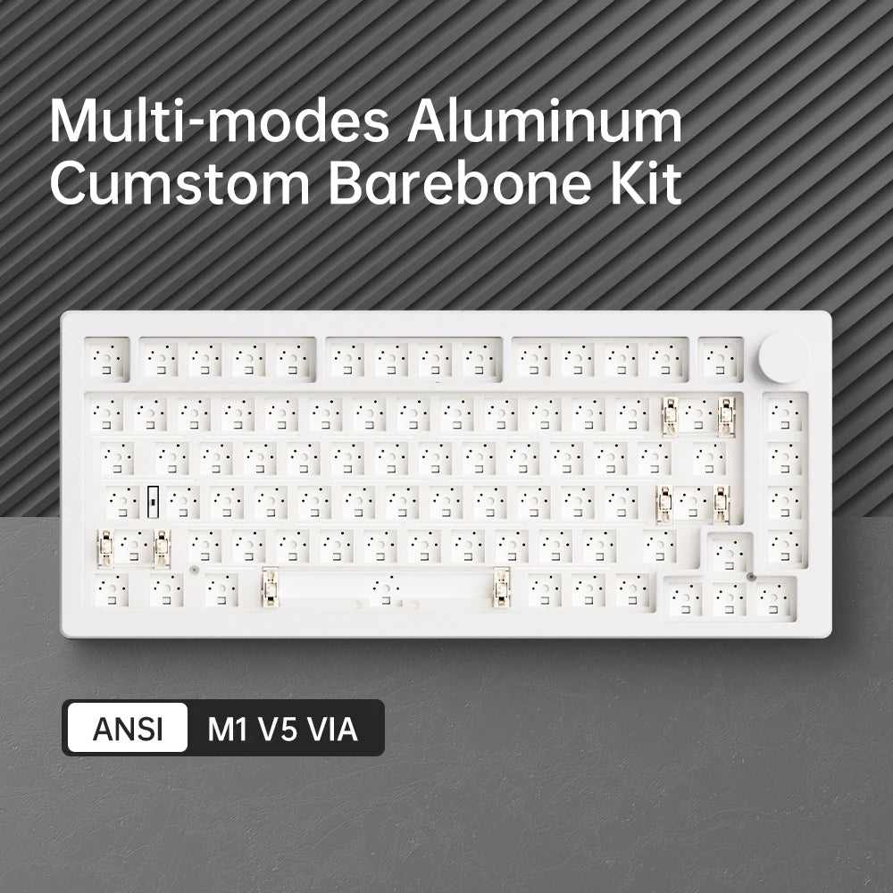 Mechanische Tastatur Barebone 75% – MonsGeek M1 V5 VIA Custom Keyboard Kit mit 8000mAh Akku & RGB