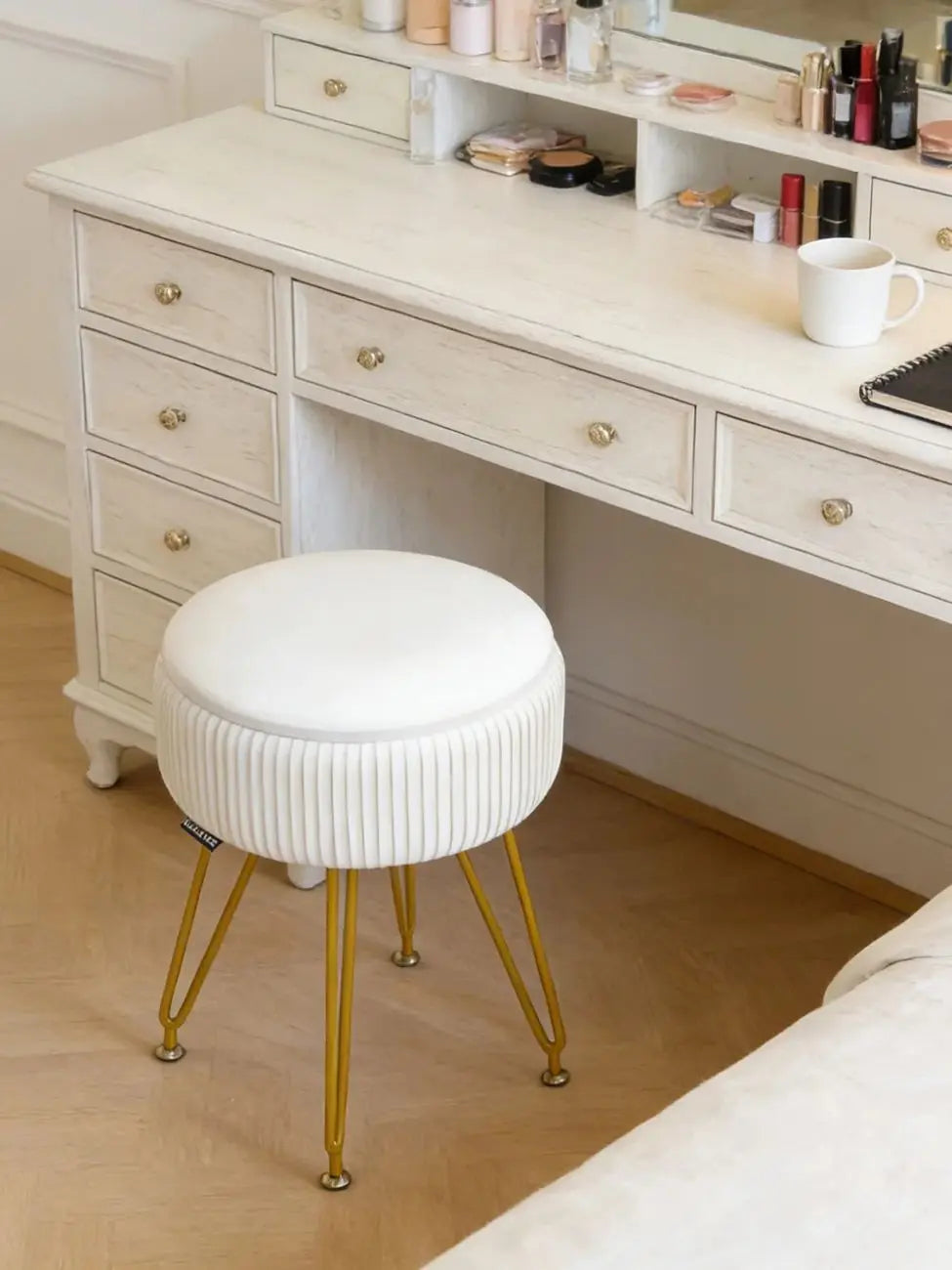 Gepolsterter Barhocker Modern Metall – Elegant & Bequem für Küche, Hausbar und Wohnbereich