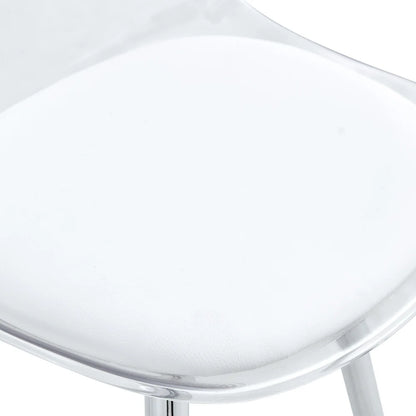 Barhocker 2er Set Modern – Ergonomische Tresenstuehle mit Fussstütze & Metallgestell fuer Kueche & Bar bis 120kg