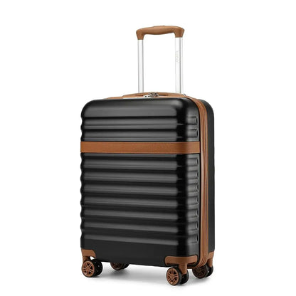 Kofferset 3-teilig Hartschale ABS PC – Dehnbarer Reisekoffer Set mit TSA Schloss & 360 Rollen