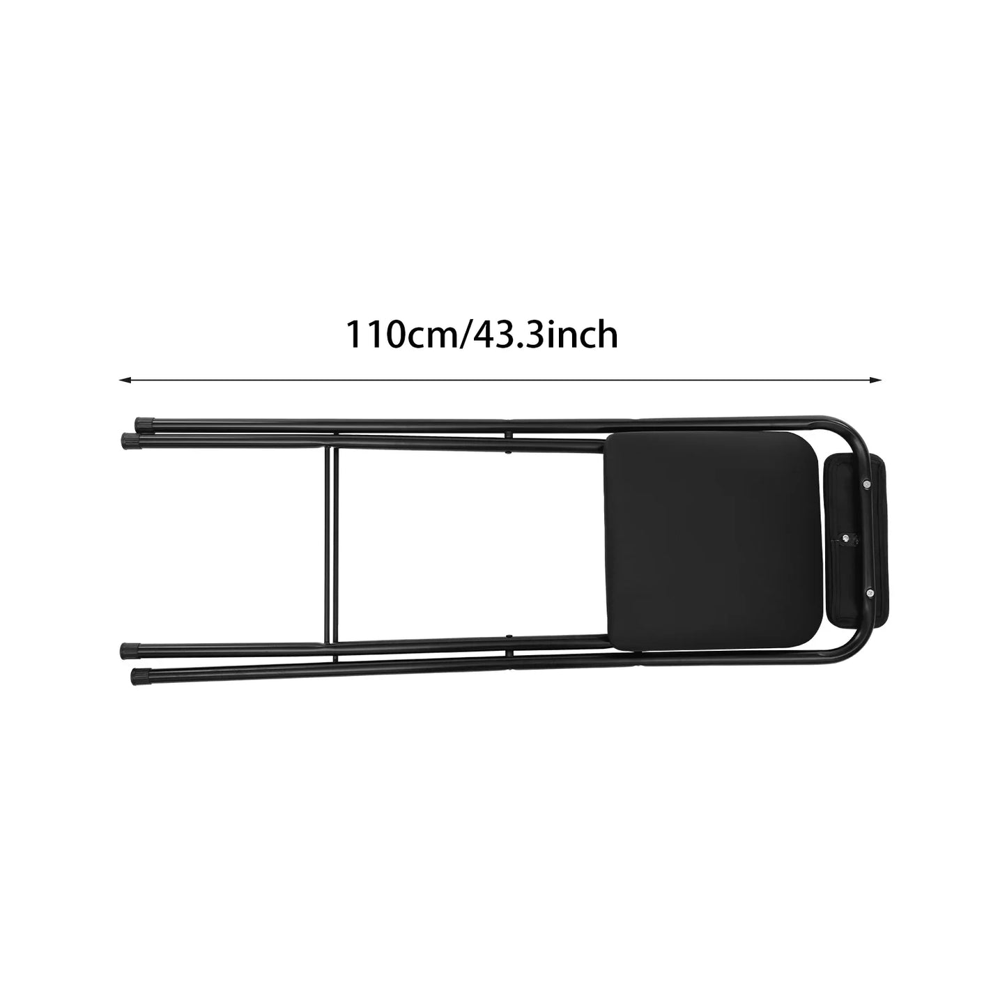 Klappbarer Barhocker 70cm Sitzhöhe – Moderner Tresenstuhl aus Stahl & Kunstleder bis 125kg