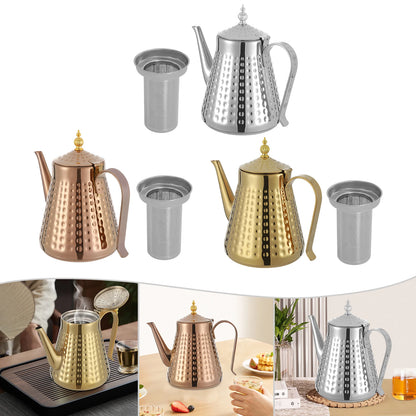Edler Edelstahl Wasserkessel 1,65L – Eleganter Teekessel für Induktion & Gas
