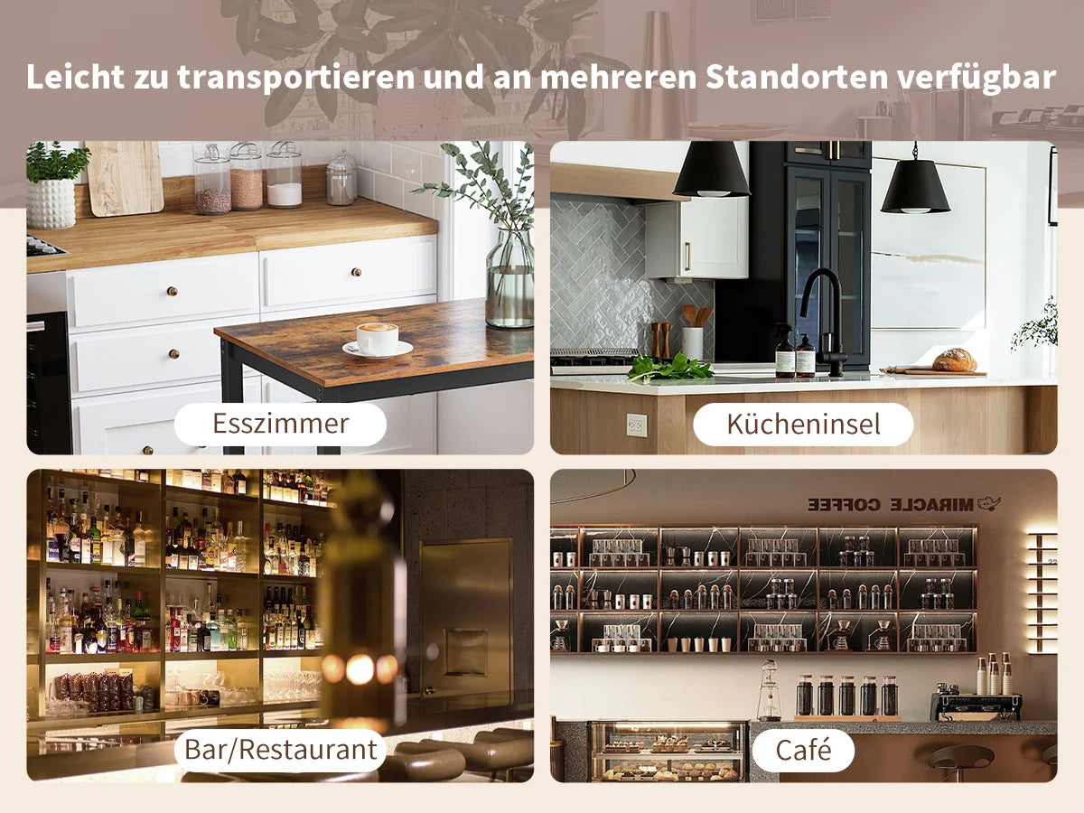 Barhocker 2er Set Kunstleder Schwarz – Drehbarer Tresenstuhl mit Höhenverstellung & Rückenlehne