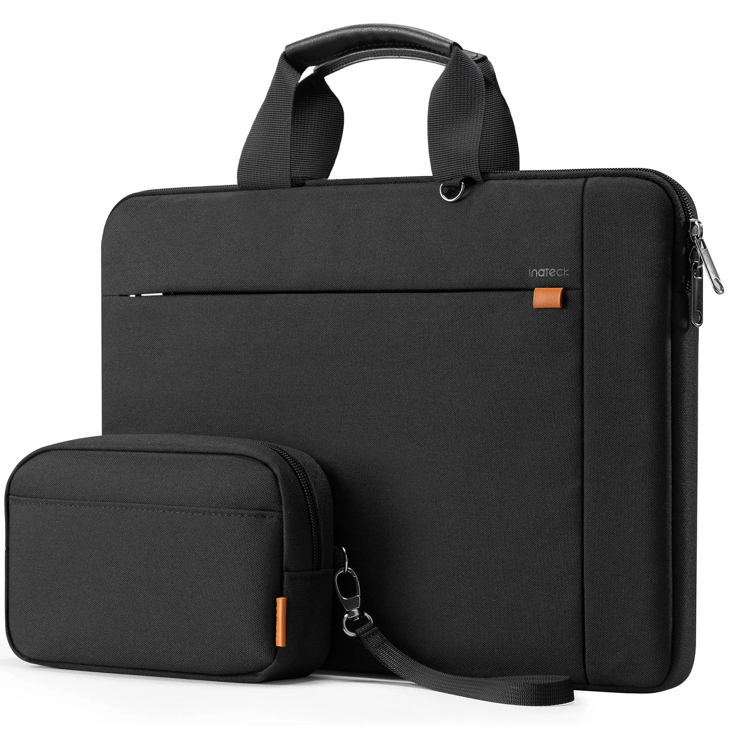 Laptoptasche 15,6 Zoll mit Zubehoertasche – Wasserdichte Notebook Schutzhülle für MacBook & Laptop