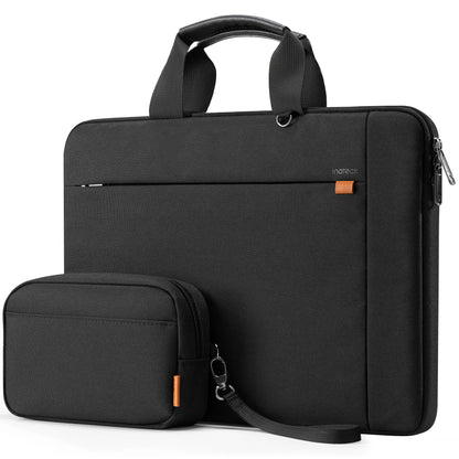 Laptoptasche 15,6 Zoll mit Zubehoertasche – Wasserdichte Notebook Schutzhülle für MacBook & Laptop