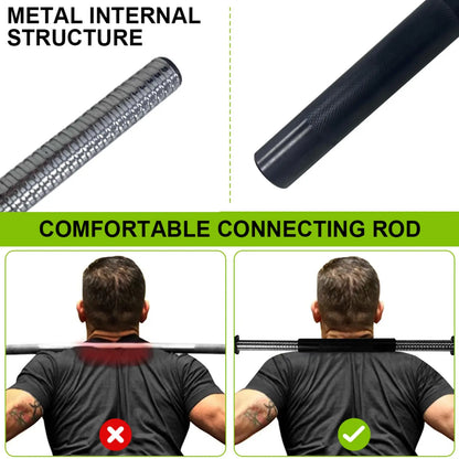 4-in-1 Hantelset Verstellbar – Kurzhantel Kettlebell & Langhantel Set für Homegym