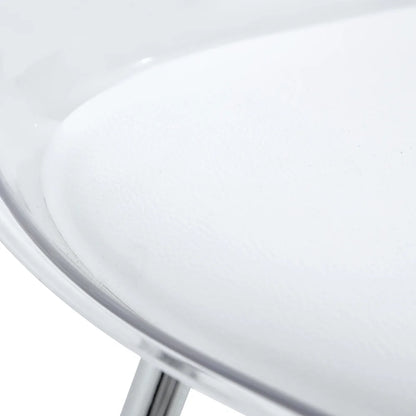 Barhocker 2er Set Modern – Ergonomische Tresenstuehle mit Fussstütze & Metallgestell fuer Kueche & Bar bis 120kg