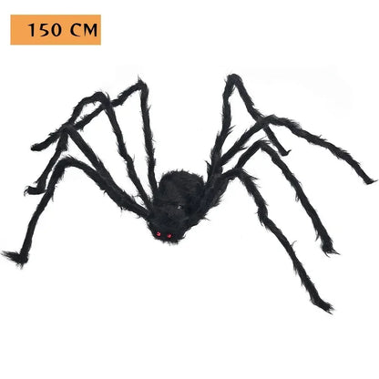 Riesige Halloween Spinne Deko Plüsch – Gruselige Spinnen Requisite für Indoor & Outdoor