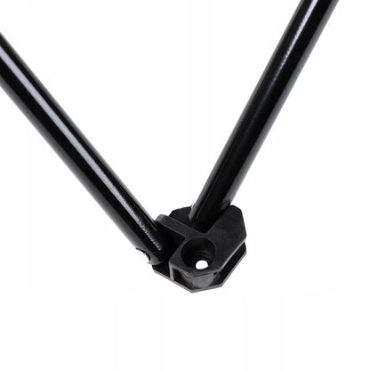 Campingstuhl Klappbar Schwarz – Moderner Faltstuhl mit Getraenkehalter & Tragetasche fuer Outdoor & Camping bis 100kg