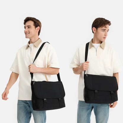 Laptoptasche 15,6 Zoll Messenger Bag – Wasserdichte Schultertasche fuer Buero Studium & Reisen