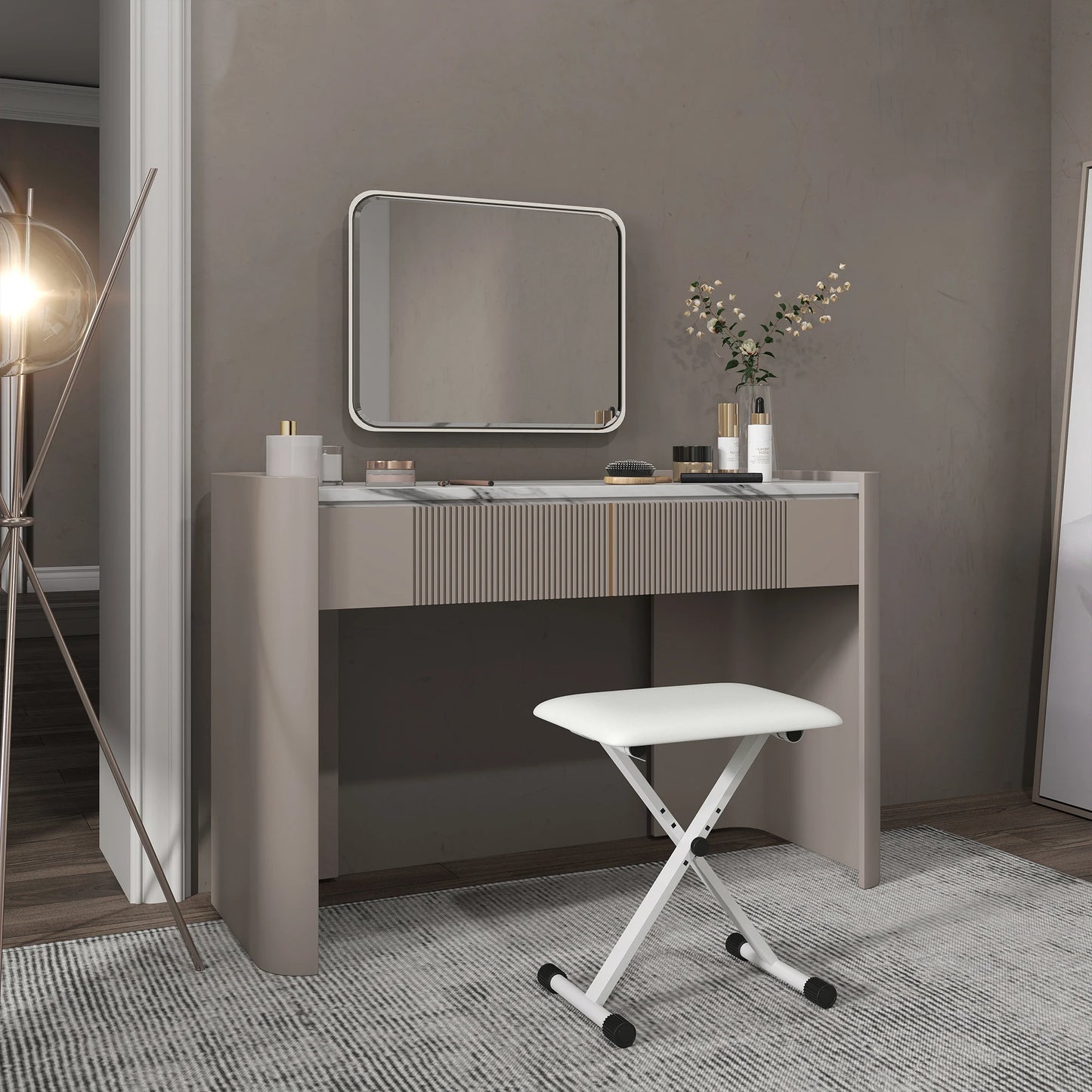 Klavierhocker Höhenverstellbar X-Rahmen 37-47cm – Faltbare Sitzbank Piano Stuhl Schwarz