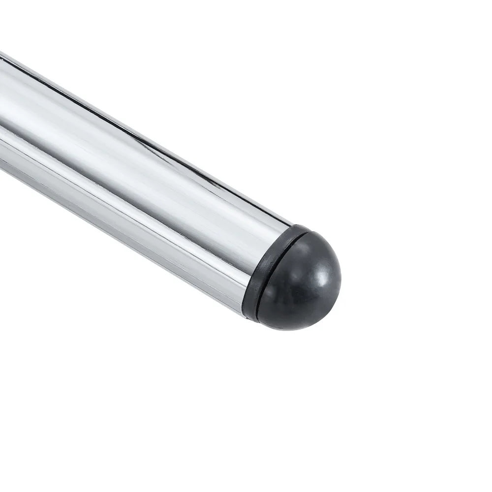 Esszimmerstuhl 4er Set Weiss – Modernes Polsterstuhl Set aus Kunstleder & Metallbeinen in Silber