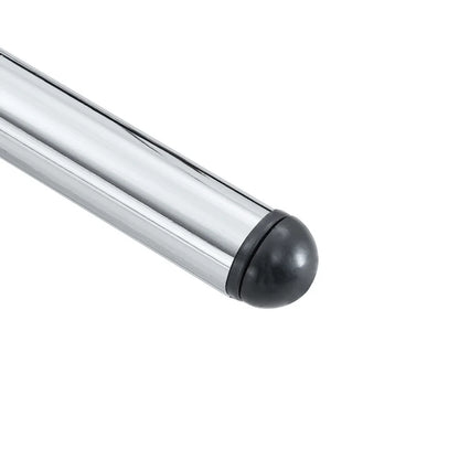 Esszimmerstuhl 4er Set Weiss – Modernes Polsterstuhl Set aus Kunstleder & Metallbeinen in Silber