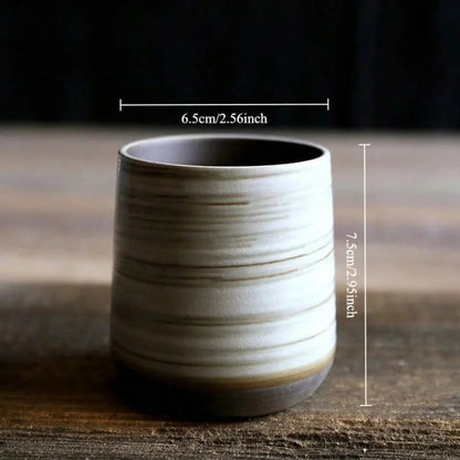 Handgemalte Keramik Teeschale – Traditionelle Asiatische Matcha Schale für Teezeremonie
