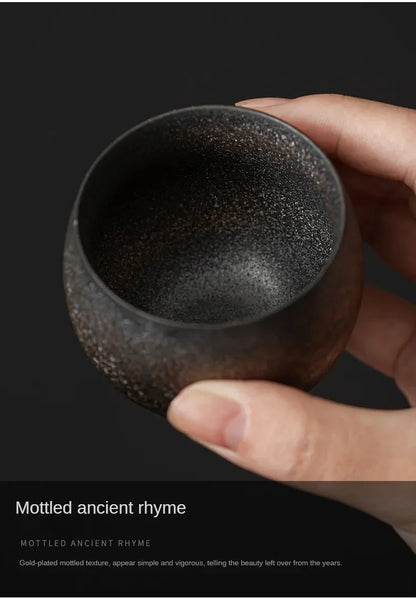 Handgemalte Keramik Teeschale – Traditionelle Asiatische Matcha Schale für Teezeremonie