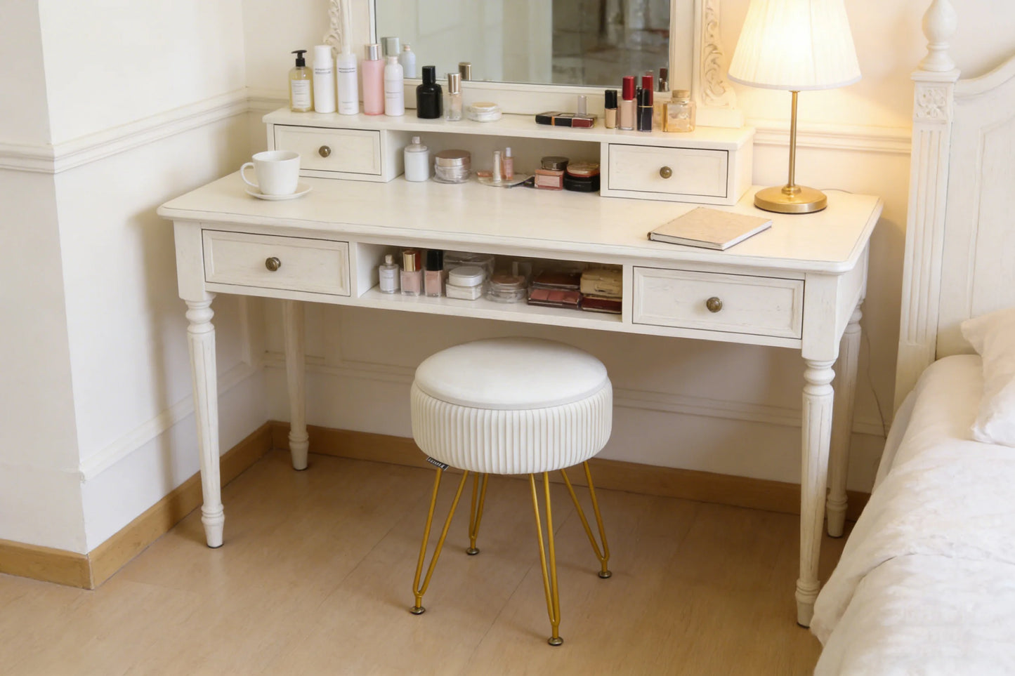 Gepolsterter Barhocker Modern Metall – Elegant & Bequem für Küche, Hausbar und Wohnbereich