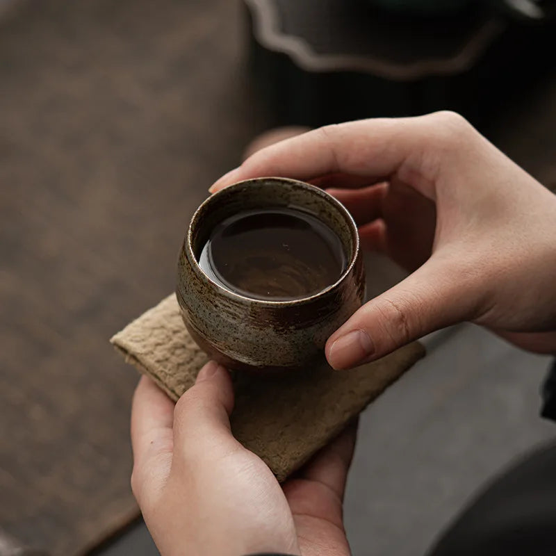 Handgemalte Keramik Teeschale – Traditionelle Asiatische Matcha Schale für Teezeremonie