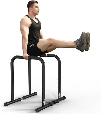 Höhenverstellbare Barrenstation für Calisthenics – Stabile Dips Station aus Stahl bis 180kg