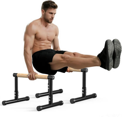 Liegestützgriffe Stahl 36cm Hoch – Stabile Minibarren für Calisthenics & Homegym Training