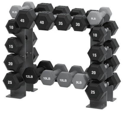 Kurzhantelablage Stahlelement – Robuste Hantelablage 3 Etagen für Homegym & Kurzhanteln