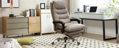 Buerostuhl Ergonomisch Schwarz – Netz Drehstuhl mit Fussstütze & Verstellbarer Lendenstuetze fuer Schreibtisch & Homeoffice