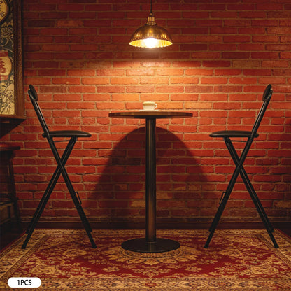 Klappbarer Barhocker 70cm Sitzhöhe – Moderner Tresenstuhl aus Stahl & Kunstleder bis 125kg