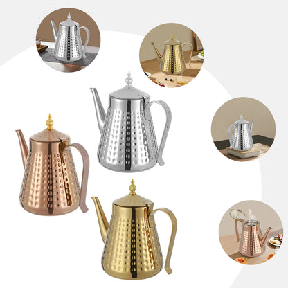 Edler Edelstahl Wasserkessel 1,65L – Eleganter Teekessel für Induktion & Gas