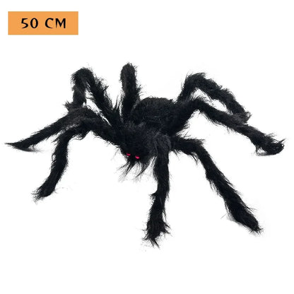 Riesige Halloween Spinne Deko Plüsch – Gruselige Spinnen Requisite für Indoor & Outdoor