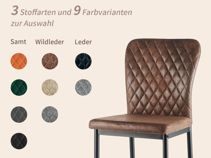 Barhocker 2er Set Kunstleder Schwarz – Drehbarer Tresenstuhl mit Höhenverstellung & Rückenlehne