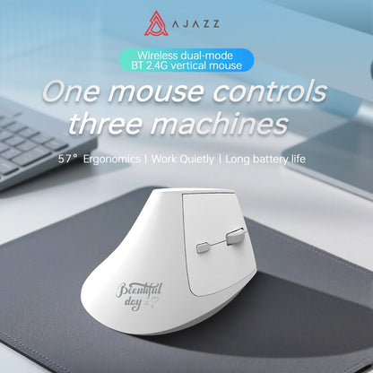 Gaming Maus Kabellos – Ajazz Ergonomische 2.4GHz Funkmaus fuer PC & Laptop