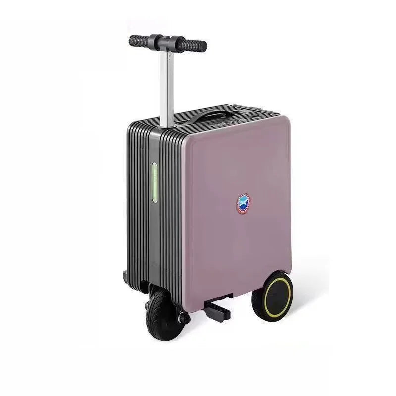 Elektrischer Koffer 20 Zoll Smart Trolley mit TSA Schloss – Motorkoffer fuer Flughafen & Handgepaeck