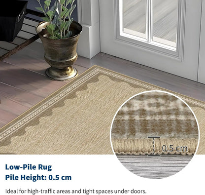 Weicher Teppich Läufer 120x170cm – Pflegeleichter Vorleger für Wohnzimmer & Schlafzimmer