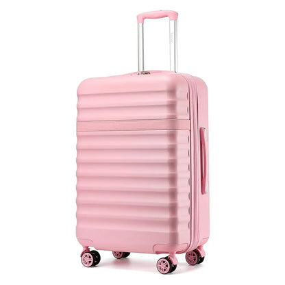Kofferset 3-teilig Hartschale ABS PC – Dehnbarer Reisekoffer Set mit TSA Schloss & 360 Rollen