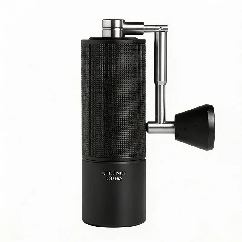 Manuelle Kaffeemühle TIMEMORE C3s Pro – Premium Edelstahl Handmühle mit Klappgriff