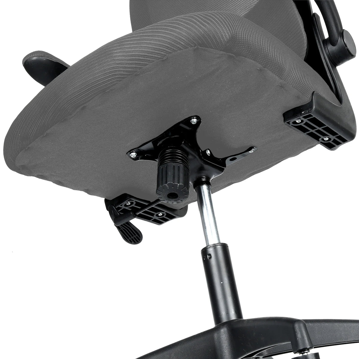 Bürostuhl Ergonomisch mit Netzbespannung – Drehstuhl Höhenverstellbar mit Armlehnen & Kopfstütze