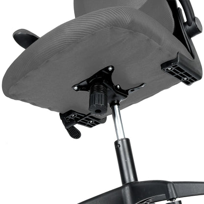 Bürostuhl Ergonomisch mit Netzbespannung – Drehstuhl Höhenverstellbar mit Armlehnen & Kopfstütze