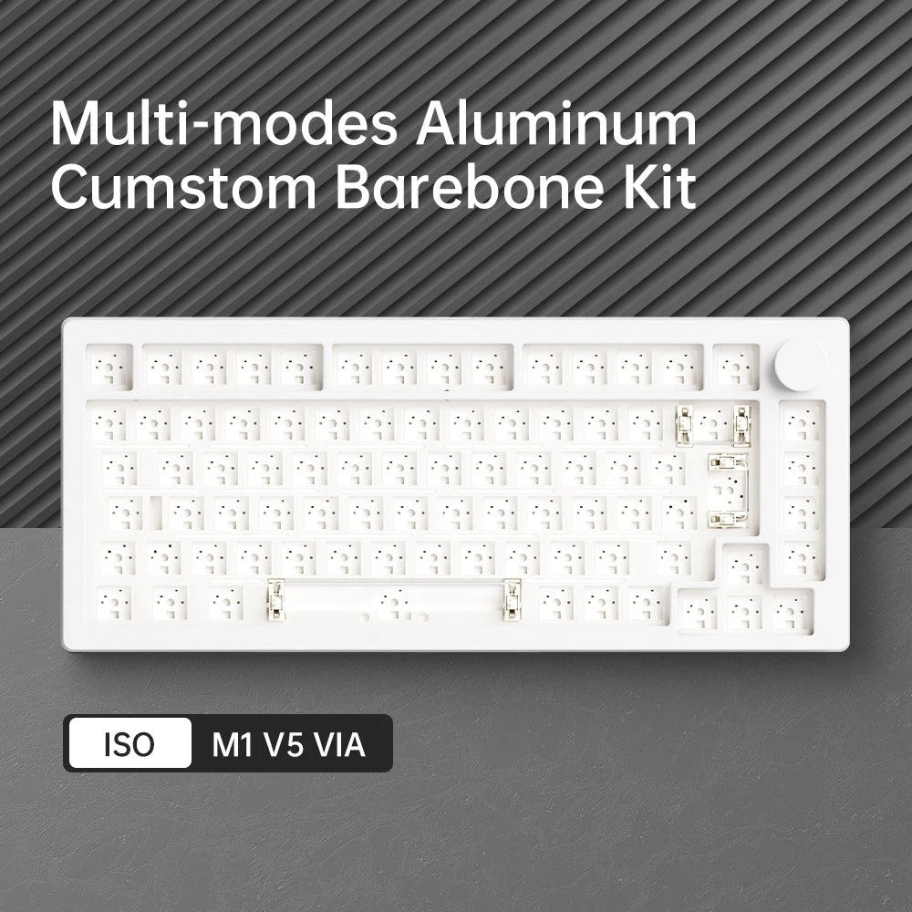 Mechanische Tastatur Barebone 75% – MonsGeek M1 V5 VIA Custom Keyboard Kit mit 8000mAh Akku & RGB