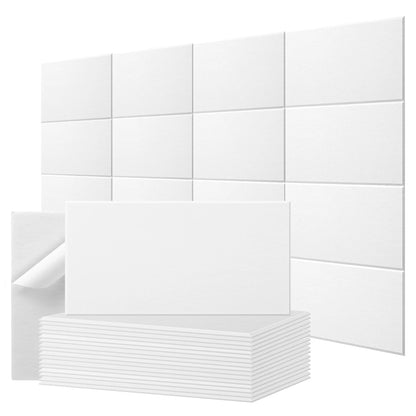 Akustikpaneele 16er Set 60x30cm Selbstklebend – Schalldämmung Wand aus Polyurethan