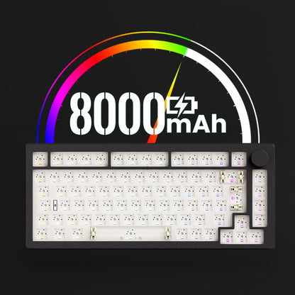 Mechanische Tastatur Barebone 75% – MonsGeek M1 V5 VIA Custom Keyboard Kit mit 8000mAh Akku & RGB