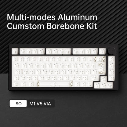 Mechanische Tastatur Barebone 75% – MonsGeek M1 V5 VIA Custom Keyboard Kit mit 8000mAh Akku & RGB
