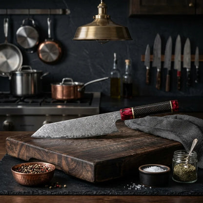 VG10 Damastmesser - 67 Lagen, 20 cm, Resin-Griff, Geschenkbox