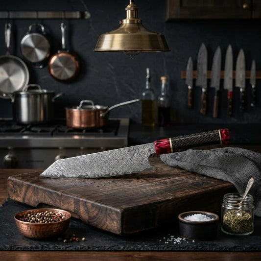 VG10 Damastmesser - 67 Lagen, 20 cm, Resin-Griff, Geschenkbox