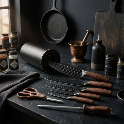 7-teiliges Küchenmesser-Set